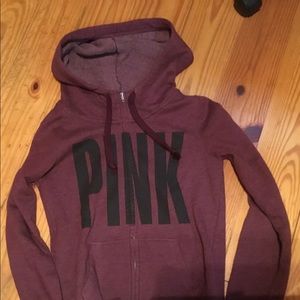VS Pink Full Zip Hoodie